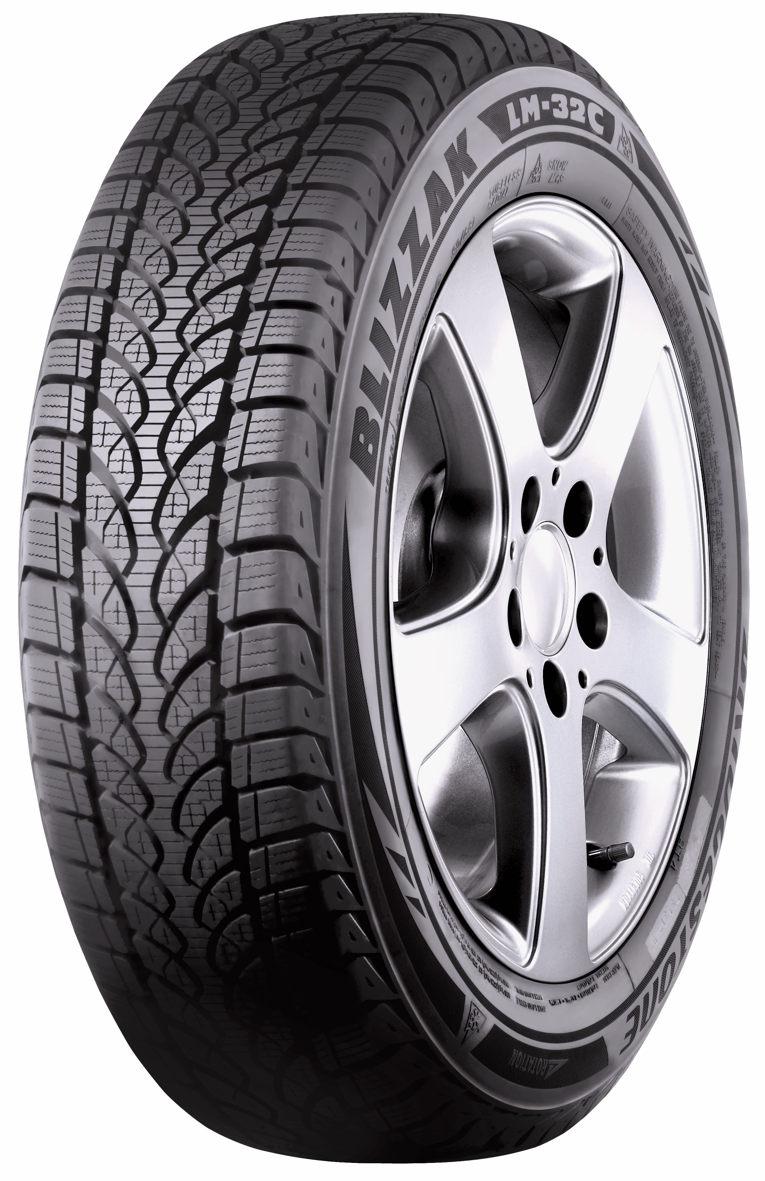 BRIDGESTONE 205/60 R16 100T LM32C M+S 3PMSF C (E-B-B[73])(Kistgk.téli abroncs)